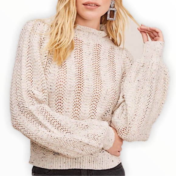 Astr Sweaters - ASTR the label Brynn bishop sleeve sweater medium